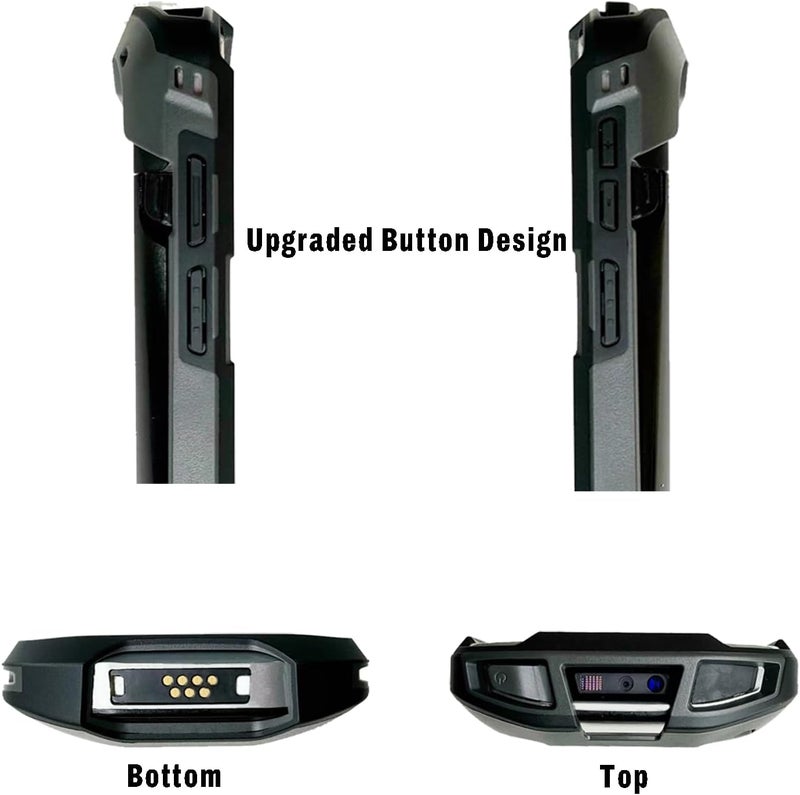 Mutelen Case for Zebra TC51 TC52 TC52X TC56 TC57 TC57X TC510K TC520 TC520K – Rugged Protective Cover with Strap, Bumper, Boot-Style Holster, Handheld Barcode Scanner Accessory SG-TC51-EXO1-01 (Black) - Image 3